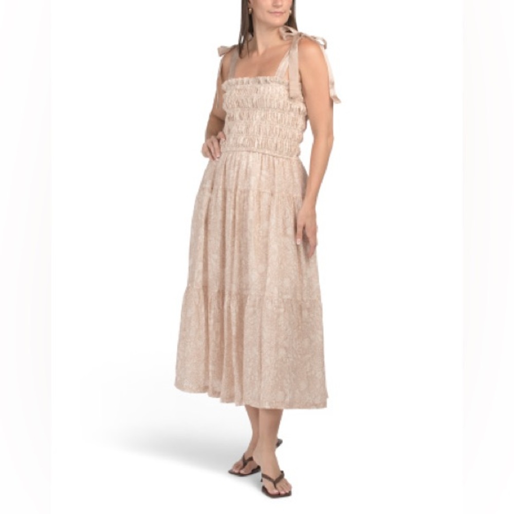 En Saison Josie Flower Tie Dress - Size Medium NEW!